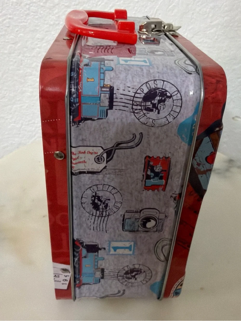 Thomas The Tank Engine Distressed Lunchbox & 24 Piece Complete Puzzle